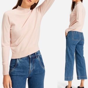 Everlane Cashmere Mockneck Raglan Sweater
